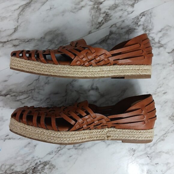 SAM & LIBBY Women's Asha Espadrille Saddle Slip-On Shoes Brown Size 9 - Picture 6 of 9